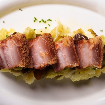 Trinxat fresc d’estiu amb rosta cruixent Trinxat fresc d’estiu amb rosta cruixent