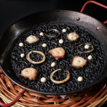 Arròs negre amb sèpia i pop Arròs negre amb sèpia i pop